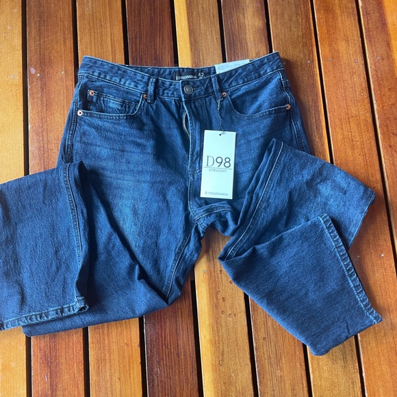 Stradivarius Women’s Dark Blue Straight Jeans - Picture 1 of 12